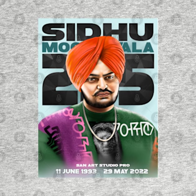 Sidhu Moosewala by SAN ART STUDIO 